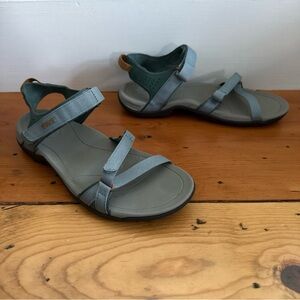 Teva Womens Size 8.5 Verra Sandals Blue/Green Trail Hiking Strappy Sport 1006263